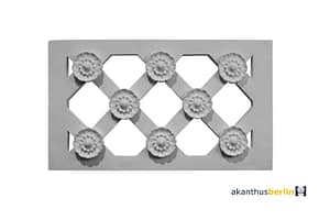 OP 59 Ornamentplatte Brüstungselement Blumengitter