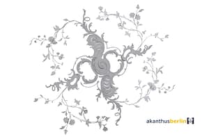 RO 68 Rosette aus dem Hochzeitssaal der Riviera