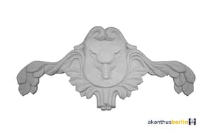 OP 70 Ornamentplatte Wappen mit Fuchskopf