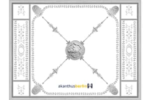 DS 32 Stuckdecke Komponistendecke | Gründerzeit (Deckengröße: 660 x 500 cm)